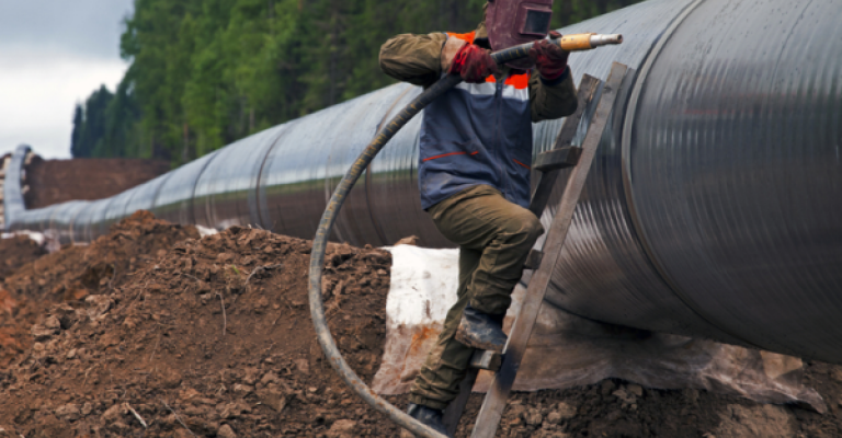 Sablarea țevilor de gaz Sablarea țevi